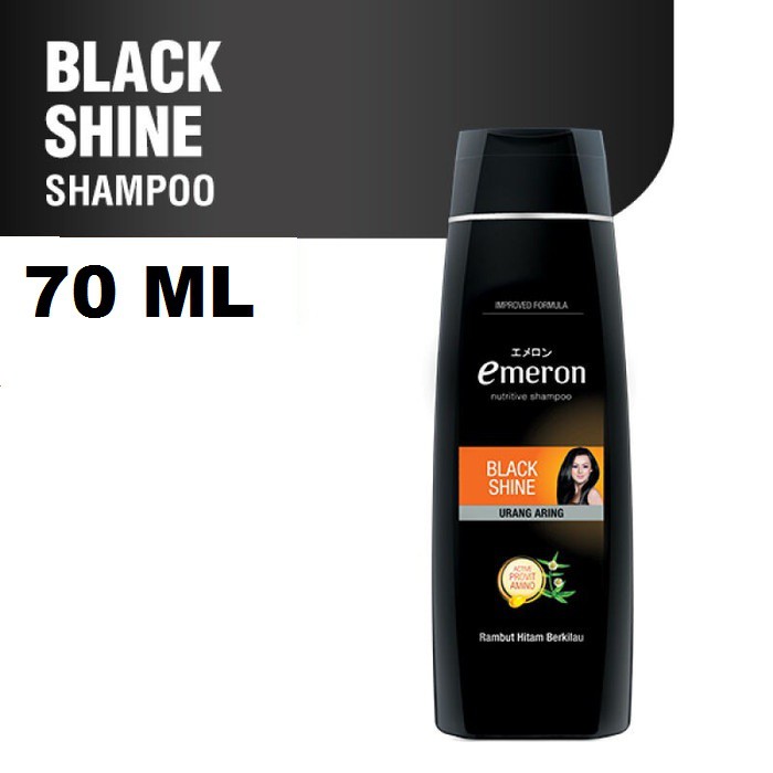 EMERON SHAMPOO BLACK SHINE 70ML - ALFASALAM