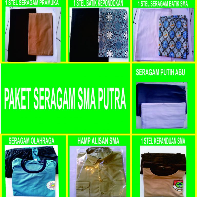PAKET SERAGAM SMA PUTRA - ALFASALAM