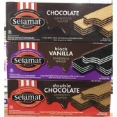 SELAMAT WAFER DOUBLE COKLAT 198GR - ALFASALAM